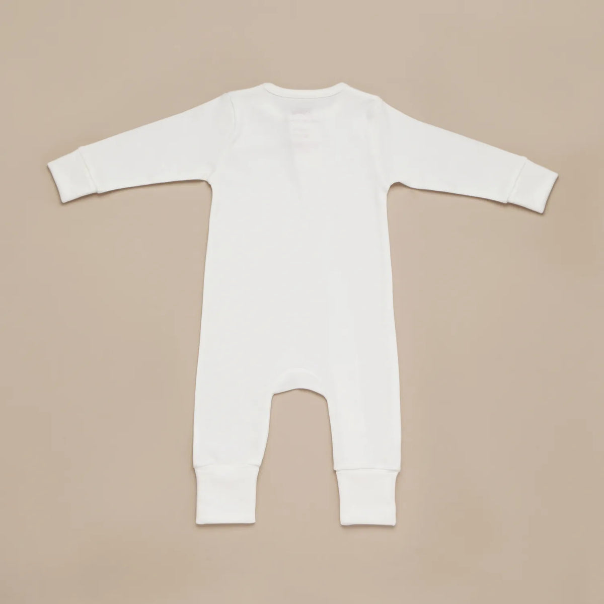 Zip Up Onesie Cool White