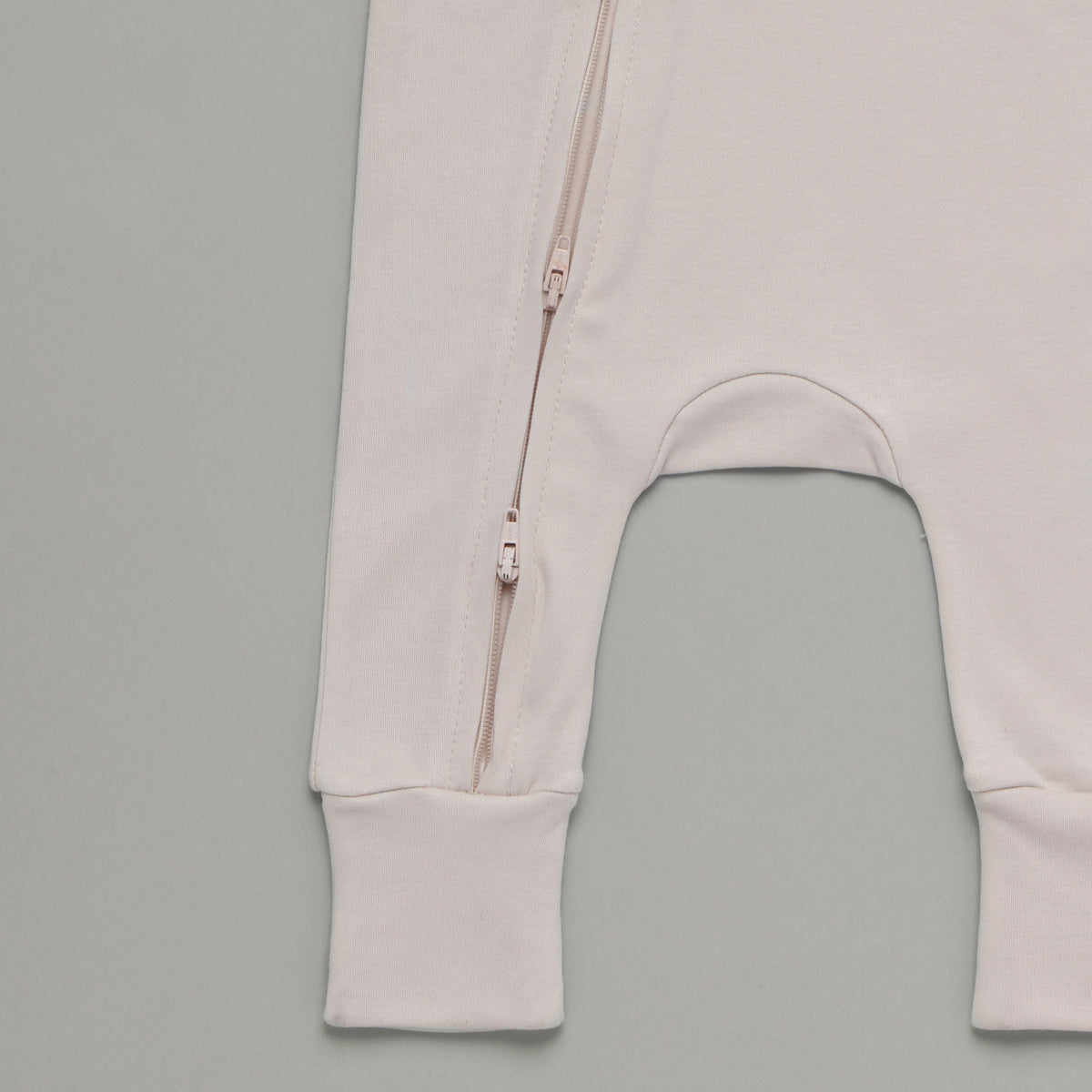 Zip Up Onesie Sand